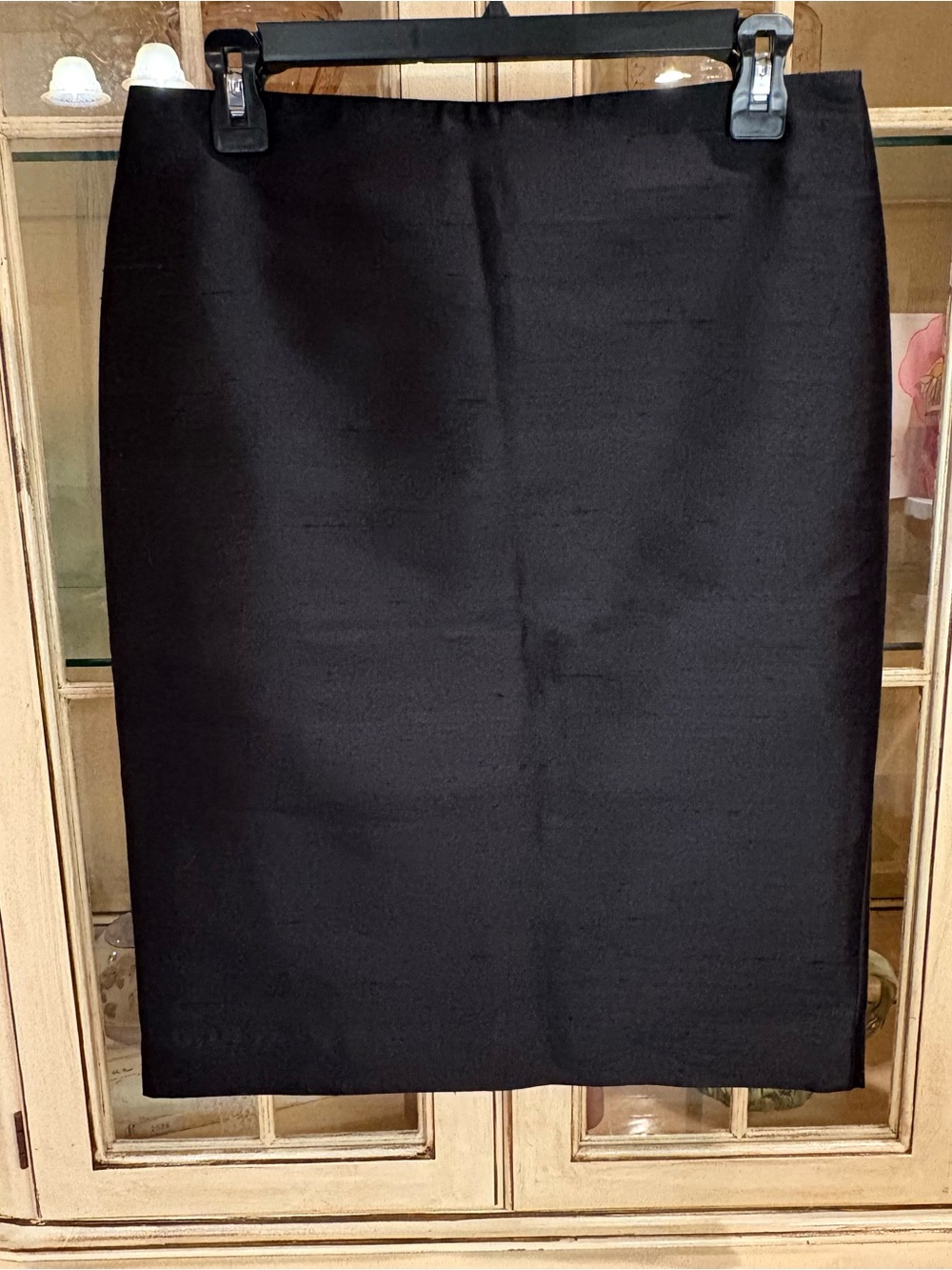 Talbots Wool and Silk Blend Pencil Skirt in Black